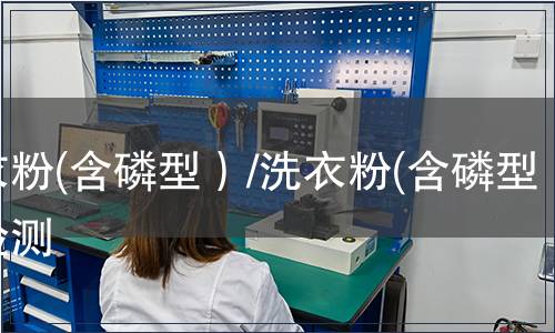 洗衣粉(含磷型）/洗衣粉(含磷型）检测