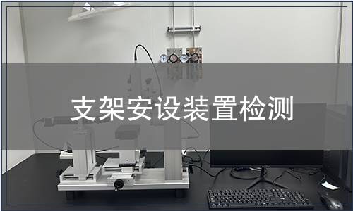 支架安设装置检测