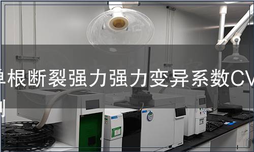 单根断裂强力强力变异系数CV检测