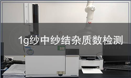 1g纱中纱结杂质数检测