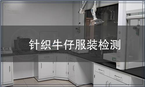 针织牛仔服装检测