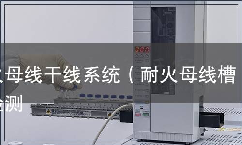 耐火母线干线系统（耐火母线槽）检测