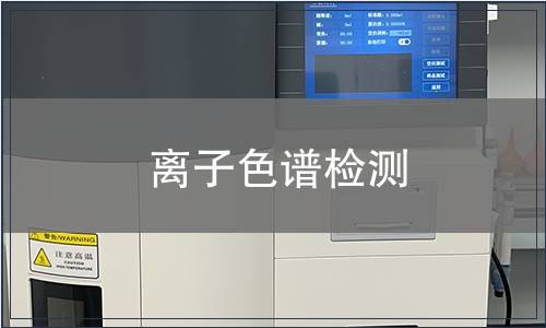 离子色谱检测