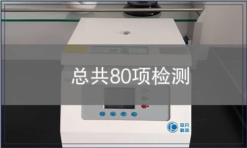 总共80项检测