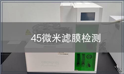 45微米滤膜检测