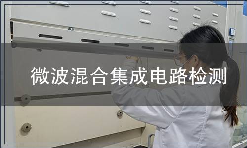 微波混合集成电路检测