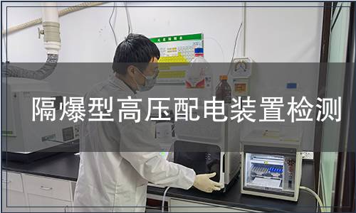 隔爆型高压配电装置检测