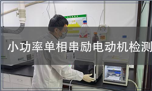 小功率单相串励电动机检测