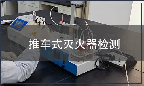 推车式灭火器检测