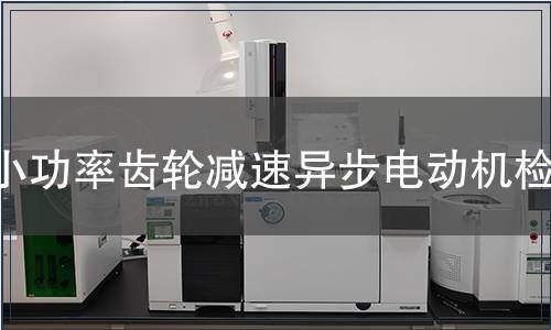 小功率齿轮减速异步电动机检测