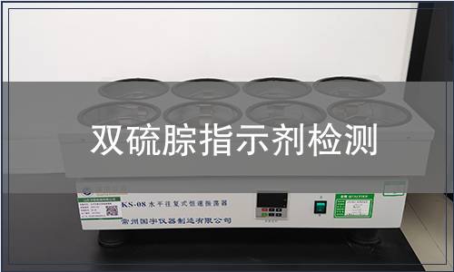 双硫腙指示剂检测