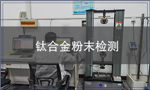 钛合金粉末检测