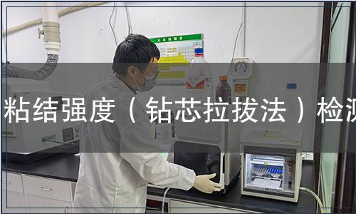 粘结强度（钻芯拉拔法）检测