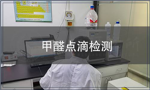 甲醛点滴检测