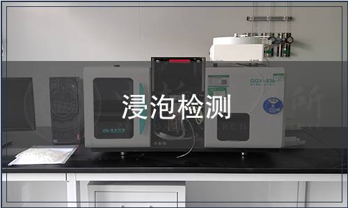 浸泡检测