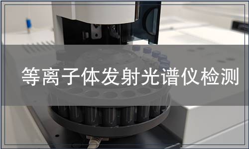 等离子体发射光谱仪检测