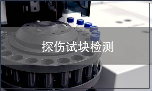 探伤试块检测