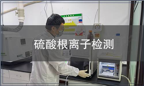 硫酸根离子检测
