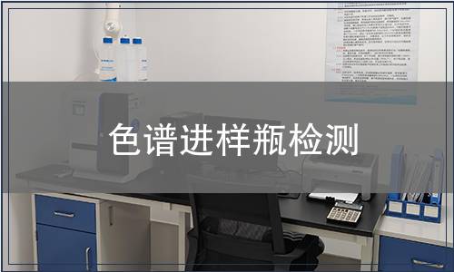 色谱进样瓶检测