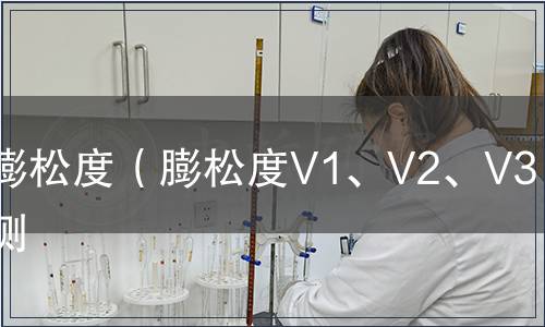 膨松度（膨松度V1、V2、V3）检测