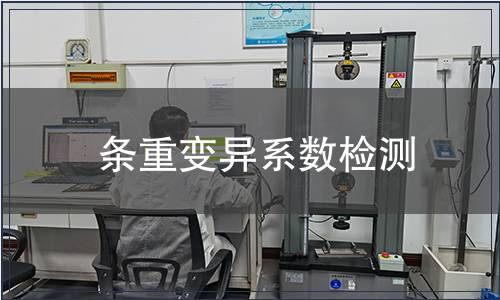 条重变异系数检测