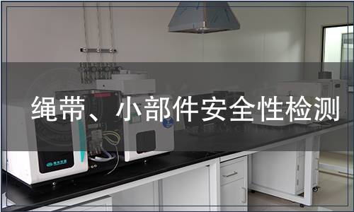 绳带、小部件安全性检测
